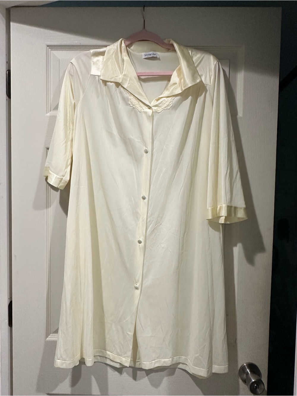 Vintage Vanity Fair Nightgown/Robe Yellow